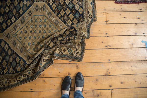 4x4.5 Antique Shirvan Square Rug // ONH Item 5123 Image 9