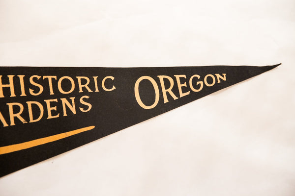 Prehistoric Gardens Oregon Vintage Felt Flag