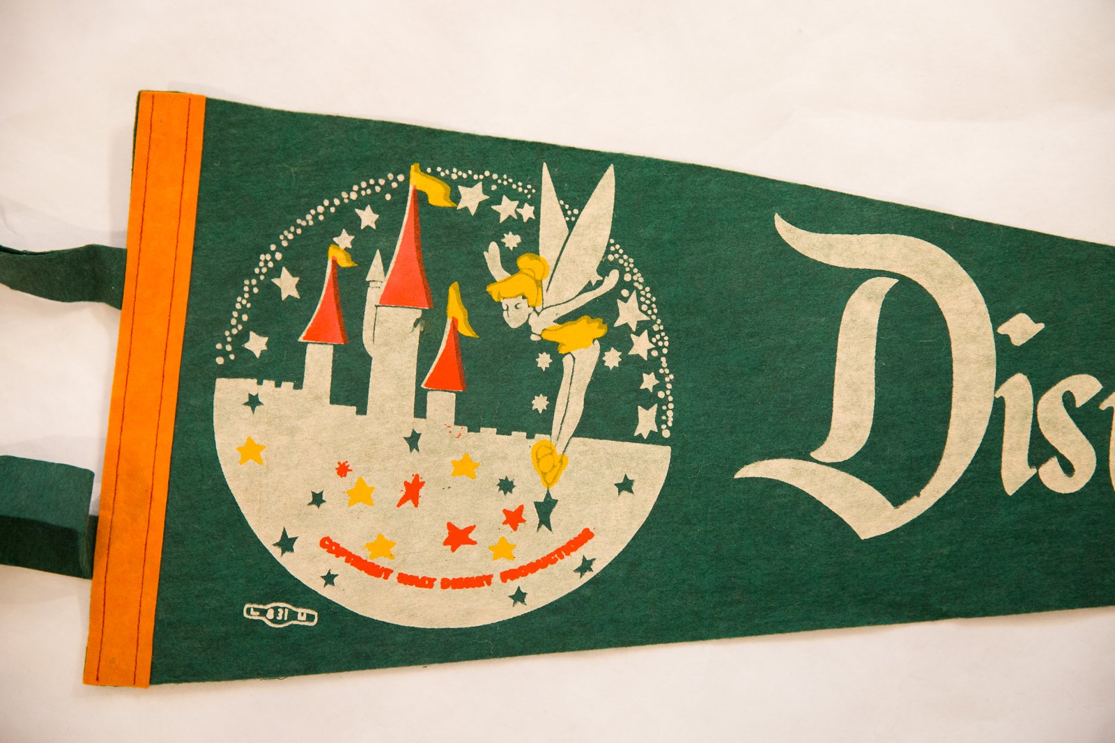 Disneyland Vintage Felt Flag