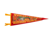 Red felt pennant from Trees of Mystery Redwood Highway California, 9