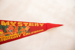 Trees of Mystery Redwood Highway California Vintage Felt Flag