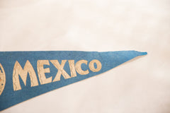 Mexico Vintage Felt Flag