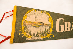 Grants Pass Oregon Crater Lake Vintage Felt Flag