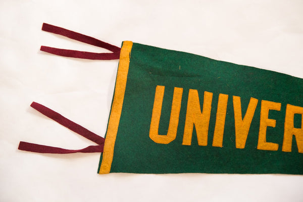 University of B.C. Vintage Felt Flag