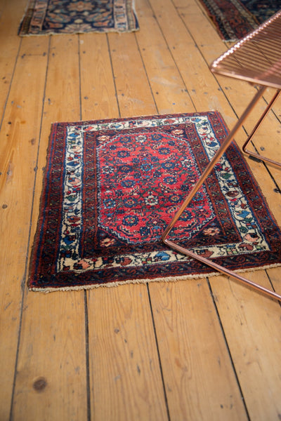 2x2.5 Vintage Engelas Square Rug Mat // ONH Item 5158 Image 3