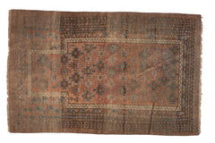 3x4.5 Vintage Distressed Belouch Rug // ONH Item 5169