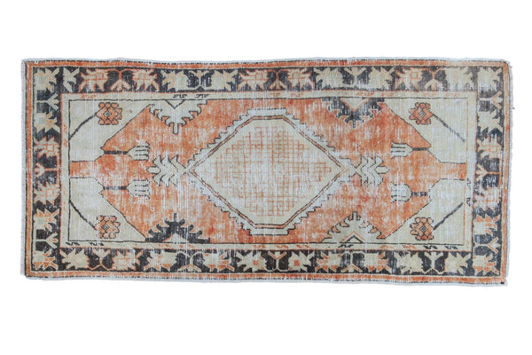 2'5" x 5'5" Vintage Distressed Oushak Rug Runner / Item 5170 image 1