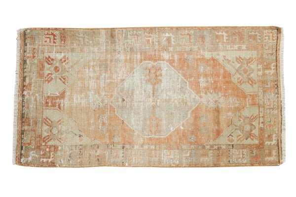 Vintage Distressed Oushak Rug