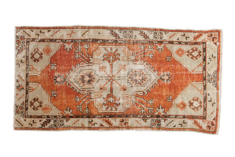 2'6" x 4'10" Vintage Distressed Oushak Rug Runner / Item 5182 image 1