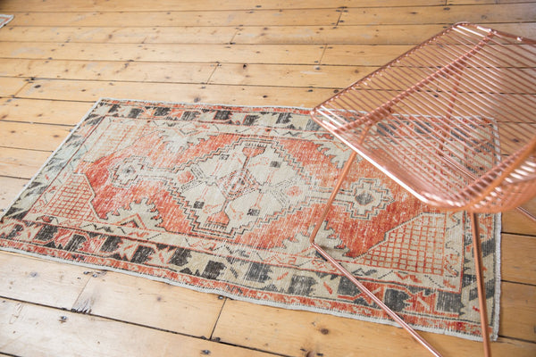 2.5x5 Vintage Distressed Oushak Rug Runner // ONH Item 5183 Image 2