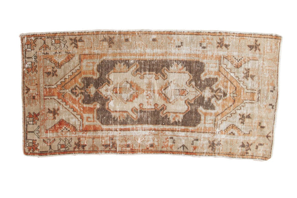 2'9" x 5'8" Vintage Distressed Oushak Rug Runner / Item 5188 image 1