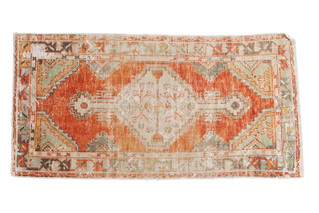 2.5x5 Vintage Distressed Oushak Rug Runner // ONH Item 5190