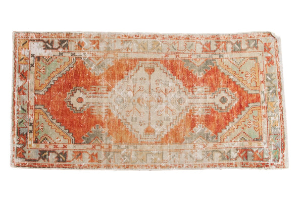2.5x5 Vintage Distressed Oushak Rug Runner // ONH Item 5190