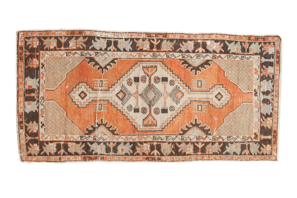 2.5x5 Vintage Distressed Oushak Rug Runner // ONH Item 5191