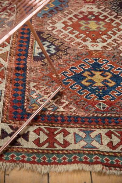 4x7 Antique Kazak Rug // ONH Item 5198 Image 4