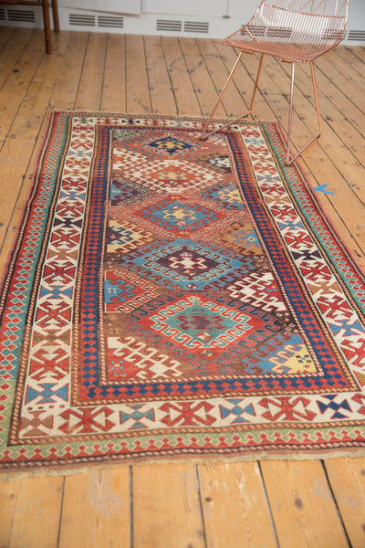 4x7 Antique Kazak Rug // ONH Item 5198 Image 7