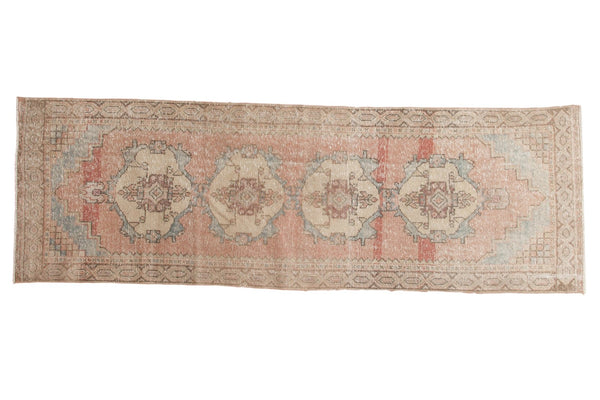 2'11" x 8'11" 3x9 Vintage Distressed Oushak Rug Runner / Item 5213 image 1