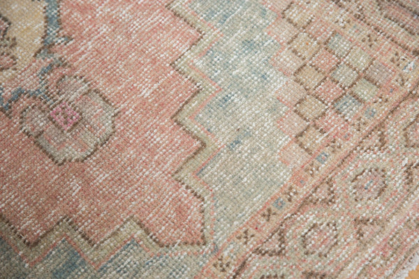  3x9 Vintage Distressed Oushak Rug Runner / Item 5213 image 11