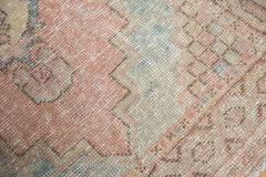  3x9 Vintage Distressed Oushak Rug Runner / Item 5213 image 11