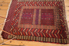 3.5x5 Vintage Turkmen Rug // ONH Item 5215 Image 2