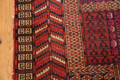 3.5x5 Vintage Turkmen Rug // ONH Item 5215 Image 6