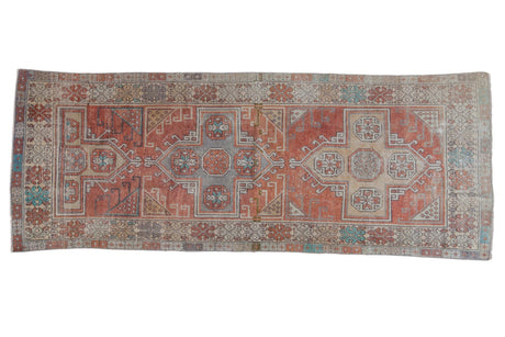 3'9" x 9'6" Vintage Distressed Oushak Rug Runner / Item 5230 image 1
