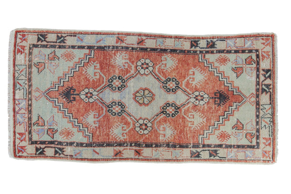 Vintage Distressed Oushak Rug Runner