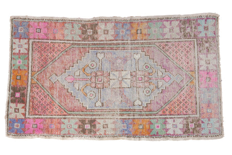 2.5x4.5 Vintage Distressed Oushak Rug // ONH Item 5241