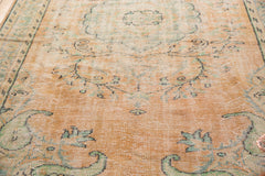 Vintage Distressed Oushak Carpet