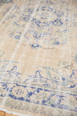  Vintage Distressed Oushak Carpet / Item 5246 image 6