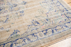  Vintage Distressed Oushak Carpet / Item 5246 image 8