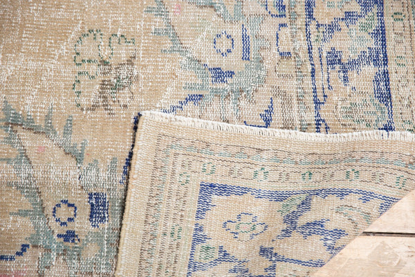  Vintage Distressed Oushak Carpet / Item 5246 image 9