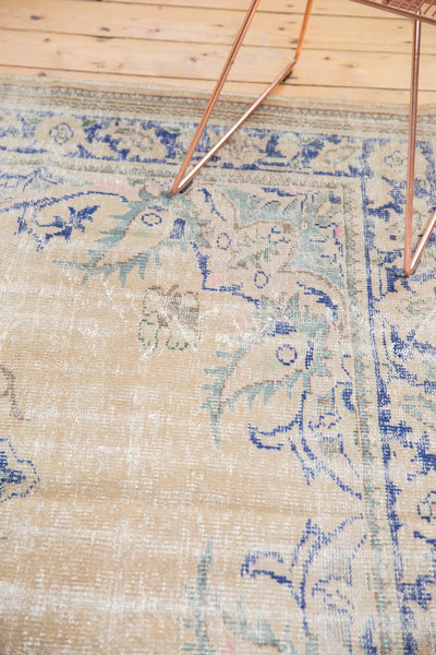  Vintage Distressed Oushak Carpet / Item 5246 image 10