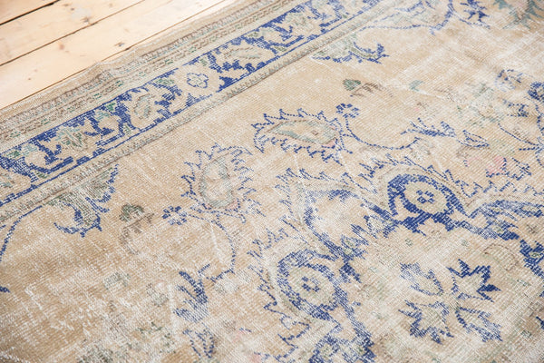  Vintage Distressed Oushak Carpet / Item 5246 image 12