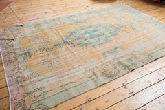  Vintage Distressed Oushak Carpet / Item 5247 image 5