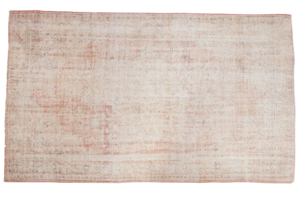 Vintage Distressed Oushak Carpet