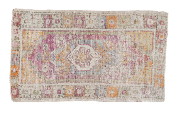 2.5x4.5 Vintage Distressed Oushak Rug // ONH Item 5252