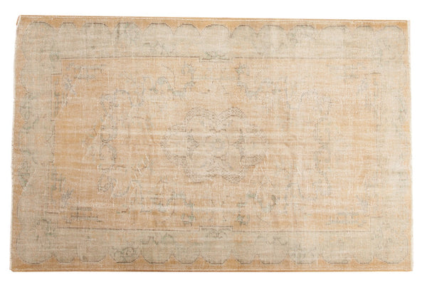 5.5x9 Vintage Distressed Oushak Carpet // ONH Item 5253