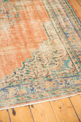  Vintage Distressed Oushak Carpet / Item 5254 image 13