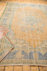 6.5x10 Vintage Distressed Oushak Carpet // ONH Item 5255 Image 3