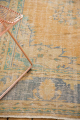 6.5x10 Vintage Distressed Oushak Carpet // ONH Item 5255 Image 4