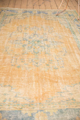 6.5x10 Vintage Distressed Oushak Carpet // ONH Item 5255 Image 12