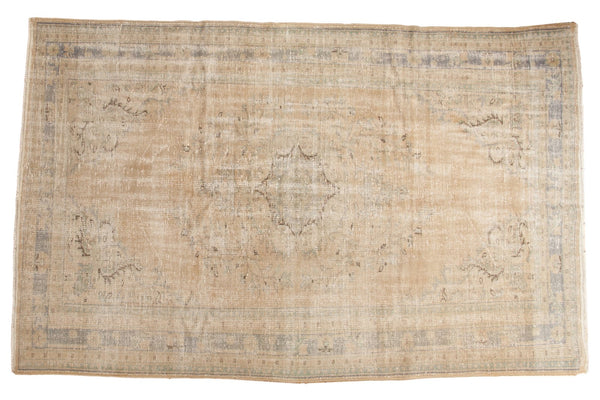 5'11" x 9'3" Vintage Distressed Oushak Carpet / Item 5256 image 1