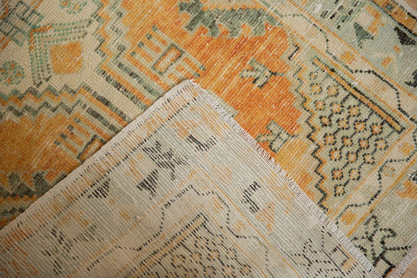 Vintage Distressed Oushak Rug Runner