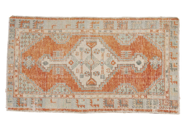 Vintage Distressed Oushak Rug