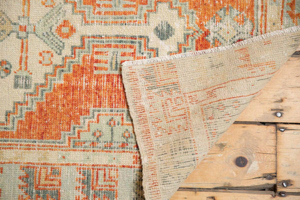 Vintage Distressed Oushak Rug