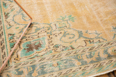Vintage Distressed Oushak Carpet