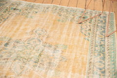 Vintage Distressed Oushak Carpet