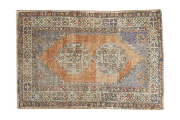 4x5.5 Vintage Distressed Oushak Rug // ONH Item 5261