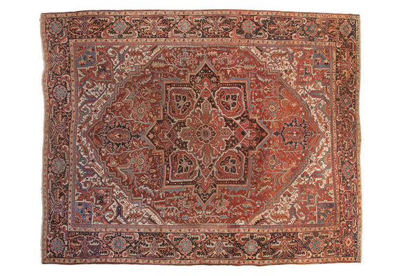 9x11.5 Vintage Heriz Carpet // ONH Item 5275